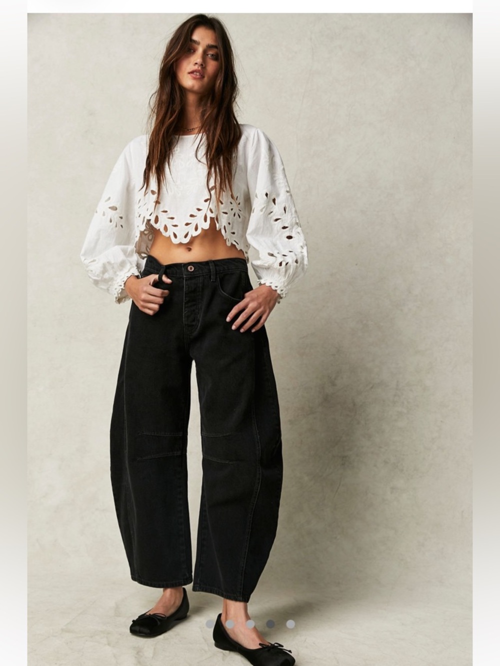 We the Free good luck mid-rise barrel jeans